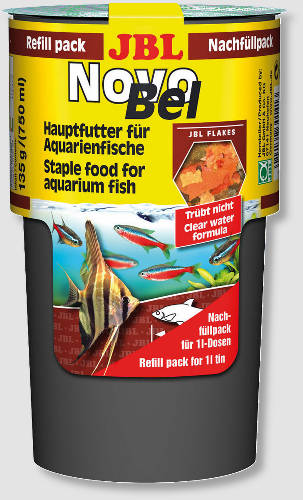JBL NovoBel - alaptáppehely (M-méret) akváriumi halak részére (8-20cm) 750ml/135g