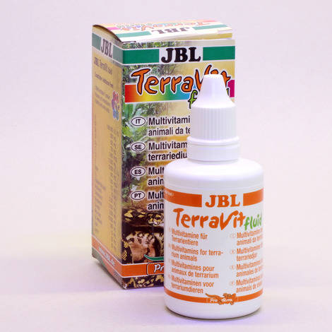 JBL TerraVit Fluid- Vitaminok és nyomelemek hüllők részére (50ml)