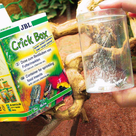 JBL CrickBox - Rázódoboz eleség rovarok beporzásához (6x9cm)