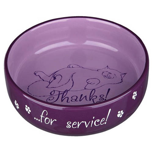 Trixie Ceramic Bowl - kerámia tál (színes) macskák részére (0,3l /Ø11cm)