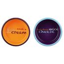 Trixie Bowl Set - kerámia tál (színes,mintás) fém állványban macskák részére (2x0,3l /Ø12cm)