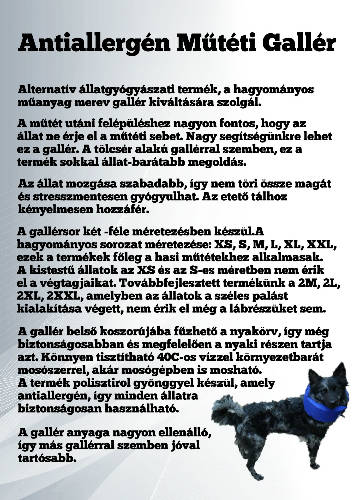 Műtéti gallér 35-44cm L N104