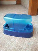 Trixie Sand Bath - fürdőhomok tartó (szürke,türkíz) kistestű rágcsálók részére (17x10x10cm)