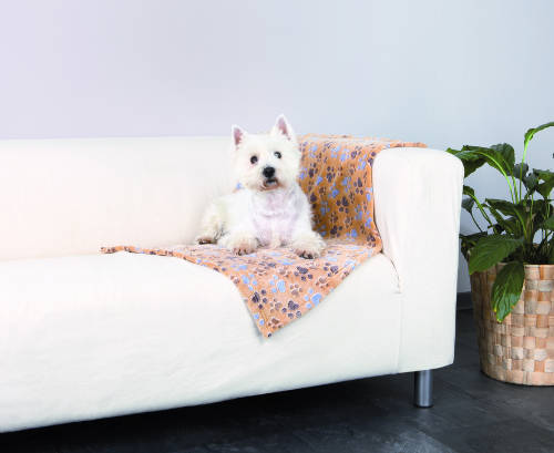 Trixie Laslo Blanket - takaró (bézs mintás) kutyák részére (100x70cm)