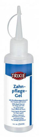 Trixie Dental Care Gel with Beef Aroma - fogkrém (marhás ízesítéssel) kutyák és macskák részére (100g)