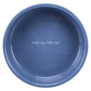 Trixie Ceramic Bowl - kerámia tál (fehér, kék) rövid orrú macskák részére (0,3l /Ø11cm)