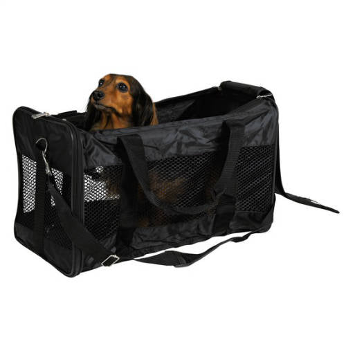 Trixie 28851 Ryan Carrier - szállítótáska (fekete) kutyák és macskák részére (max:10kg) 30x30x54cm