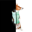 AiryVest Lumi kifordítható kutyaruha,világítós, S 30, világos zöld-kék