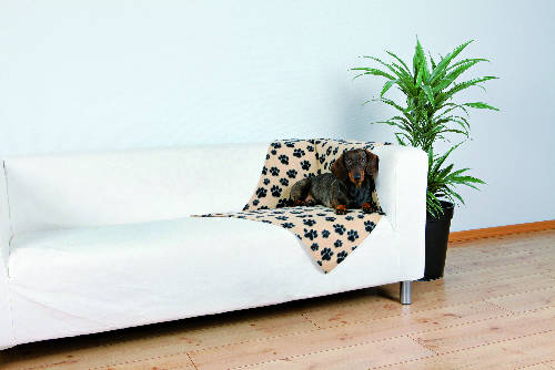 Trixie Beany Blanket - takaró (bézs mintás) kutyák részére (100x70cm)