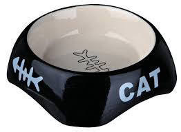 Trixie Ceramic Bowl - kerámia tál (vegyes színekben) macskák részére (0,2l /Ø13cm)